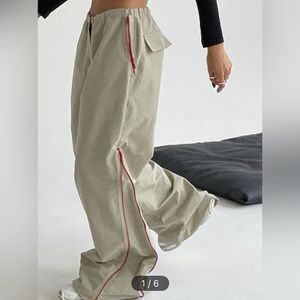 COMMENSE zipped pants